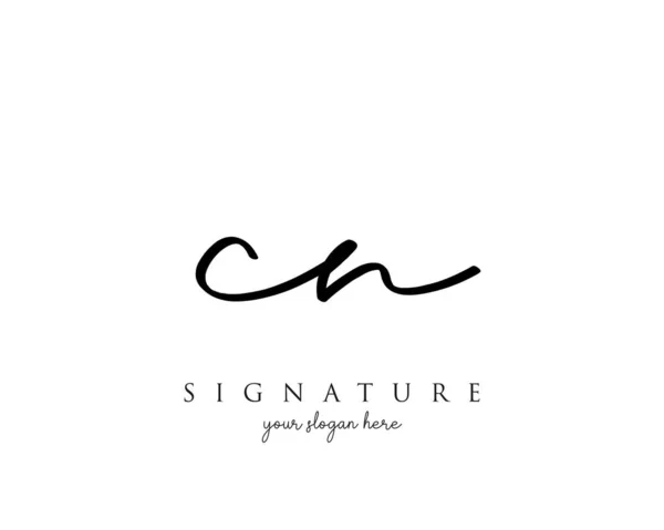 Cn字母签名标志模板向量 — 图库矢量图片