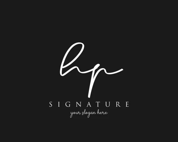 Letter Signature Logo Template Vector — 图库矢量图片