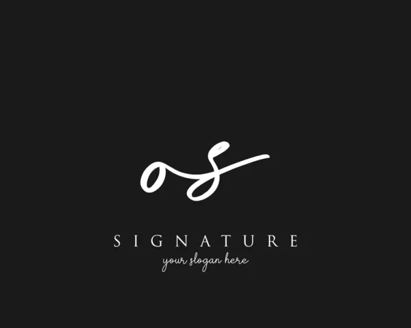Letter Signature Логотип Векторний — стоковий вектор