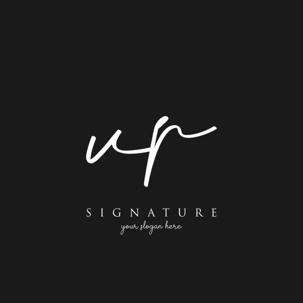 Letter Signature Logo Template Vector — 图库矢量图片