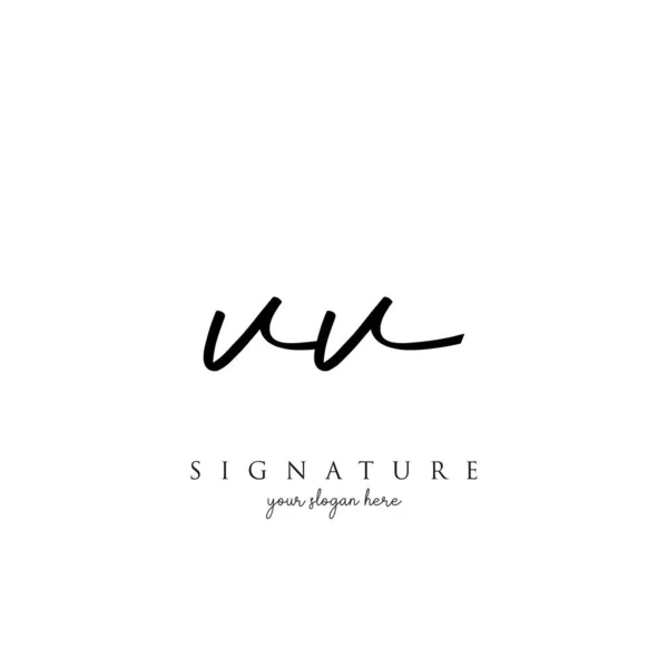 Letter Signature Logo Template Vector — Stock vektor