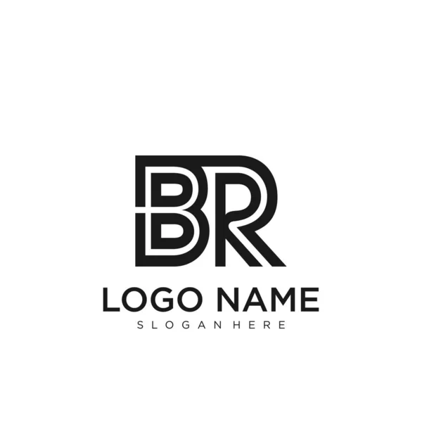 Letter Logo Template Vector Illustration — 图库矢量图片
