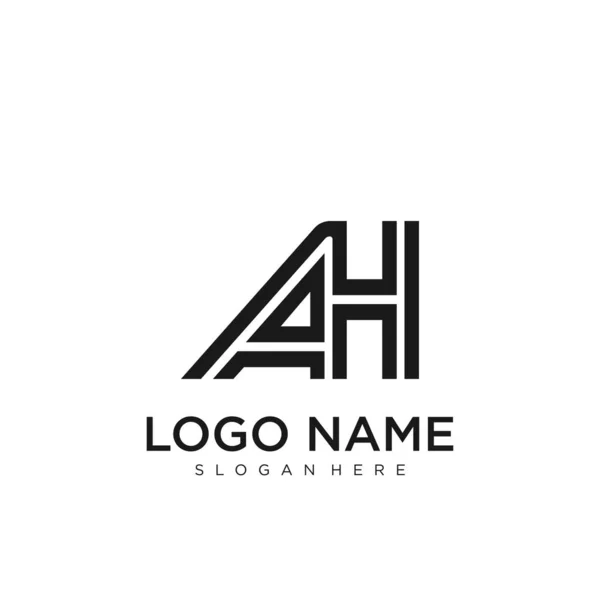 Modèle Logo Lettre Illustration Vectorielle — Image vectorielle