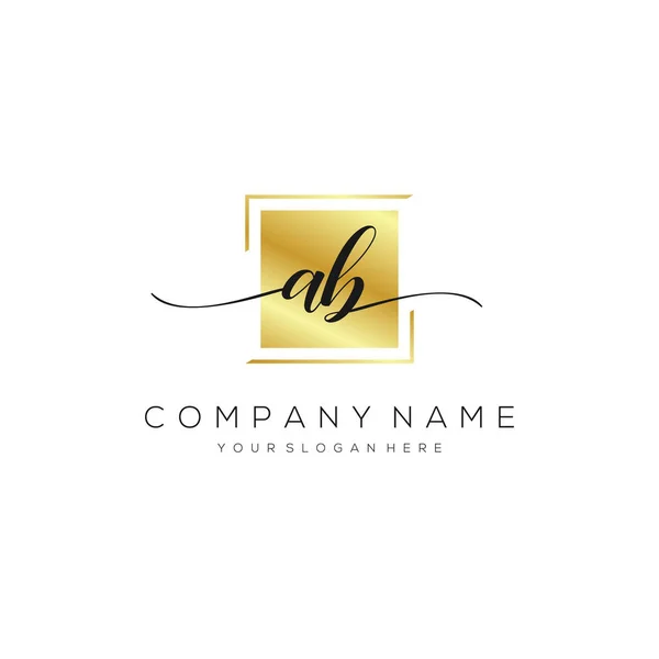 Vecteur Initial Logo Écriture Logo Pour Des Affaires Beauté Mode — Image vectorielle