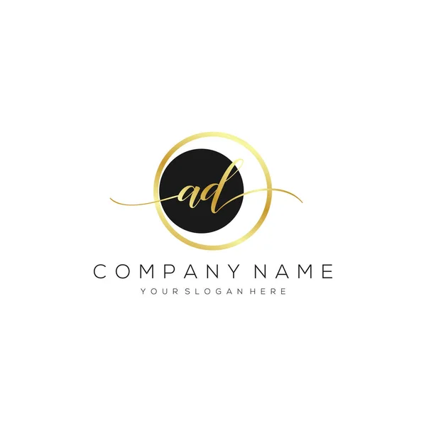 Handwriting Logo Vector Logo Business Beauty Fashion Another — 스톡 벡터