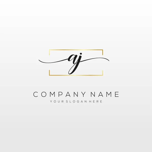 Handwriting Logo Vector Logo Business Beauty Fashion Another — 스톡 벡터