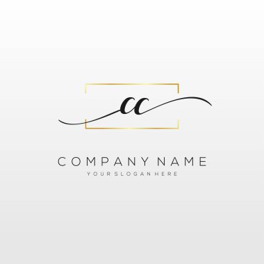 CC El Yazısı Vektörü, İş Logosu, Güzellik, Moda ve Bir Diğer.