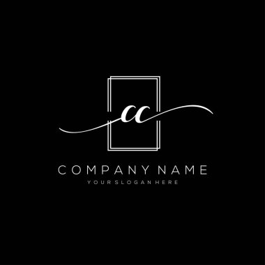 CC El Yazısı Vektörü, İş Logosu, Güzellik, Moda ve Bir Diğer.