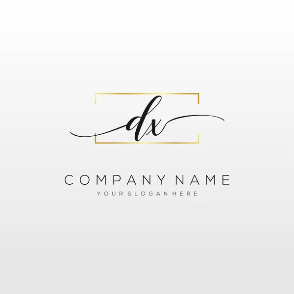 Handwriting Logo Vector Logo Business Beauty Fashion Another — 스톡 벡터