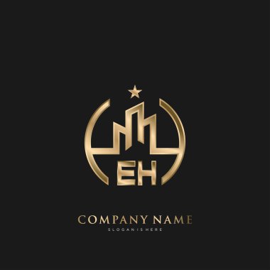 İlk Mektup Emlak Konutları İşletme, İnşaat ve Mimarlık için Logo Vektörü