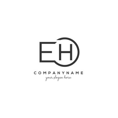 Çember Şablon Vektörlü Başlangıç Harfi Logosu.