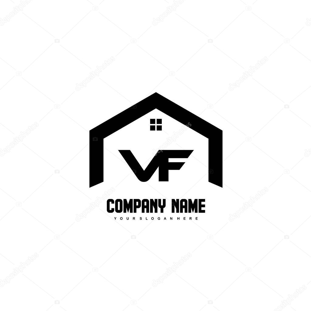 VF Initial Letters Logo design vector for construction, home, real estate, building, property