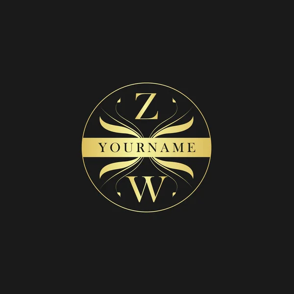 Letter Elegant Luxury Initial Logo Vector — Stock Vector