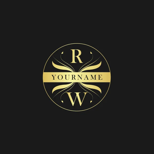 Letter Elegant Luxury Initial Logo Vector — Stock Vector