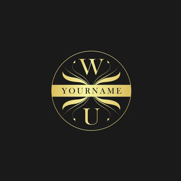 Letter Elegant Luxury Initial Logo Vector — Wektor stockowy