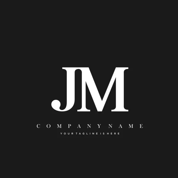 Jm初始字母标志模板设计 — 图库矢量图片