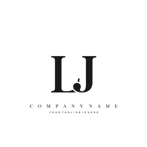 Modèle Logo Lettre Initiale — Image vectorielle
