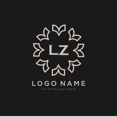 İniş bölgesi güzellik logosu şablonu vektörü, güzellik modası ve iş dünyası için logo diğer