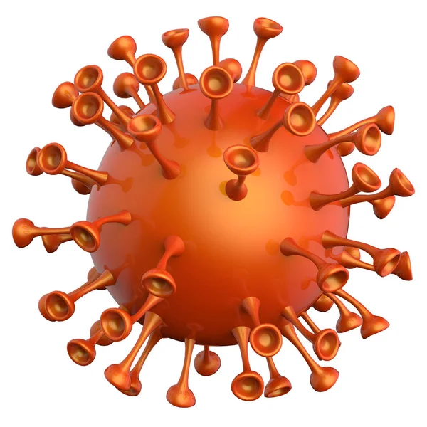 Coronavirus 2019 Ncov Coronavirus Beyaz Arka Planda Izole Edildi Çin — Stok fotoğraf