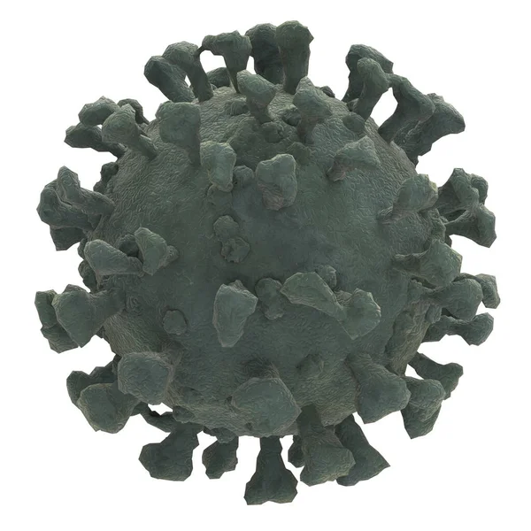 Gerçekçi Virüs Boyutlu Görüntüleme Virüsün Yapısını Gösteren Resimler — Stok fotoğraf