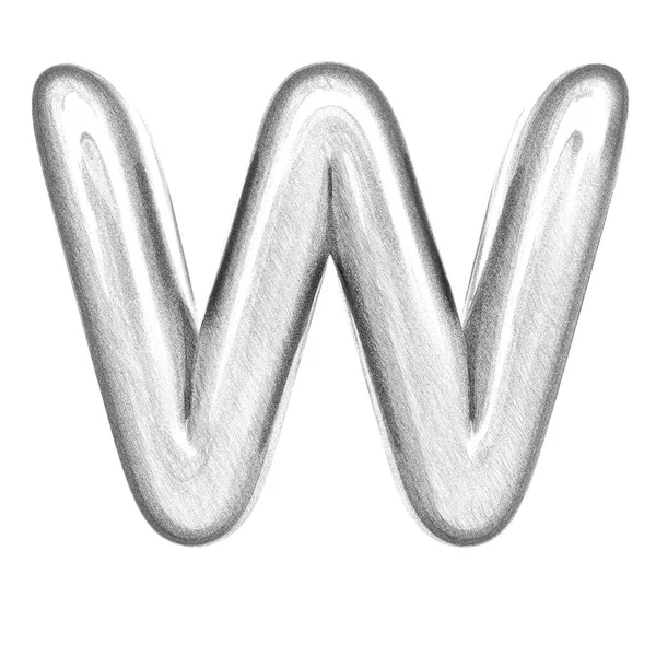 Глянцева Літера Візуалізація Бульбашкового Шрифту Ізольовано Білому Тлі — стокове фото