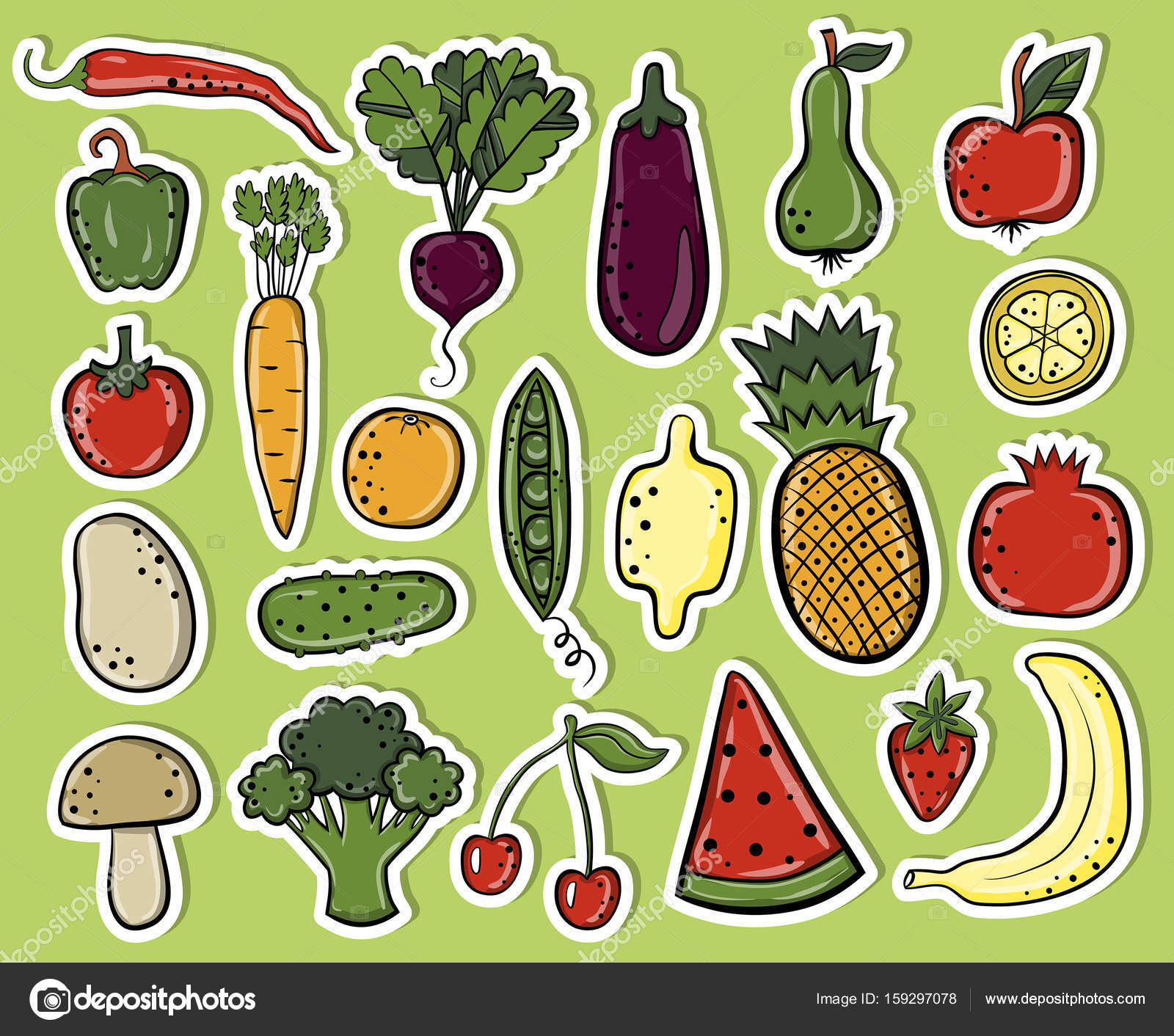 Imágenes: laminas de frutas y vegetales | Frutas Verduras Estilo