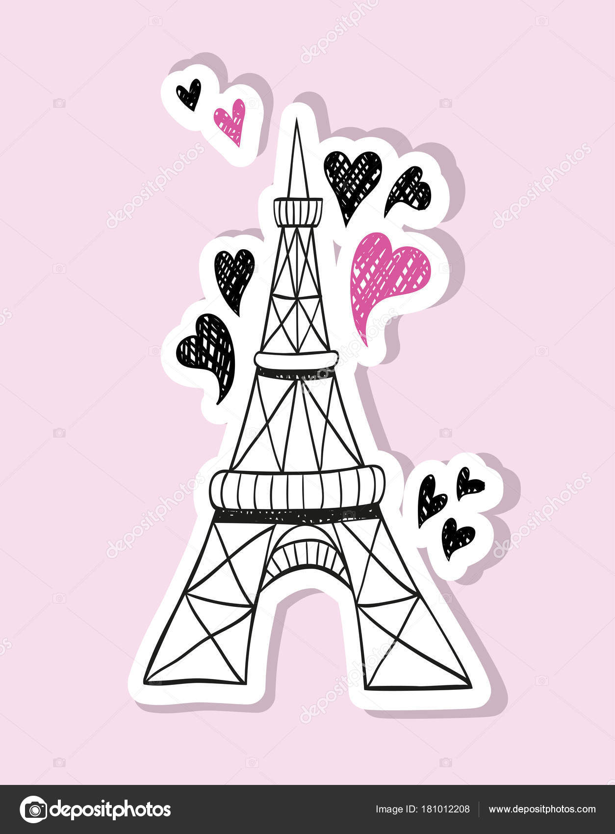 Imágenes: la torre eiffel animada para dibujar | Mano ...
