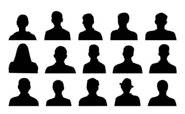kafaları silhouettes