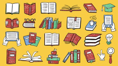 Kitaplar karalamalar kümesi