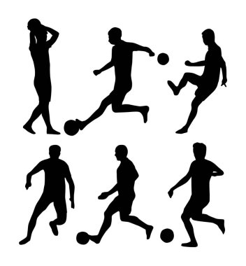 Futbol siluetleri ayarla
