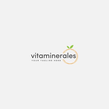 Modern sağlıklı fast food beslenme logosu
