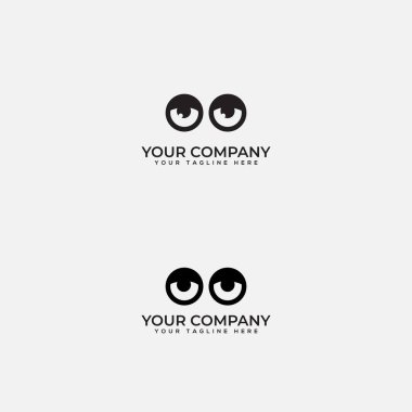 İki göz logosu, optik merkez logosu