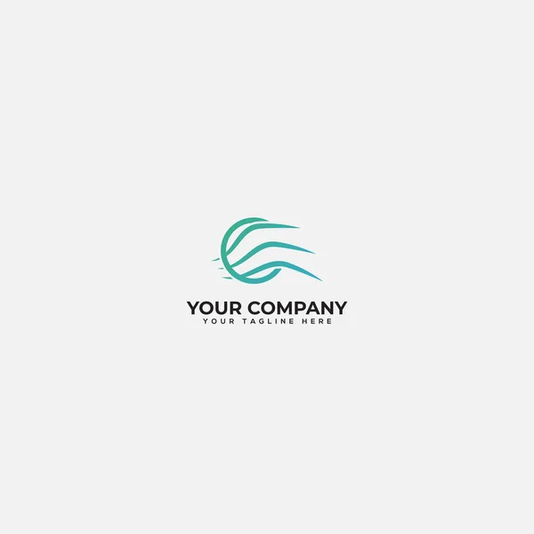 Airconditioner logo, service ac logo, installatie en service Ac logo — Stockvector