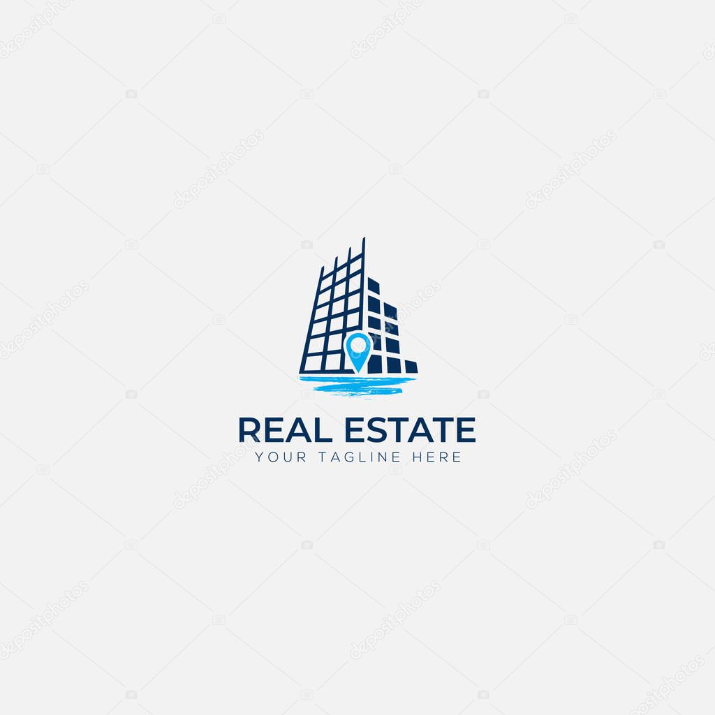 Real estate and river logo deigns