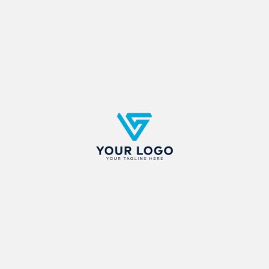 S V logo tasarımı modern