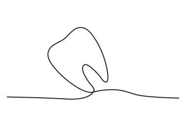 Beyaz arkaplanda izole edilmiş minimalizm tasarımı çizen sürekli bir çizgi