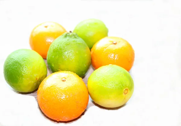 Cozinha Asiática Frutas Doces Sul Citrinos Limões Laranjas Ingredientes Sobremesa — Fotografia de Stock