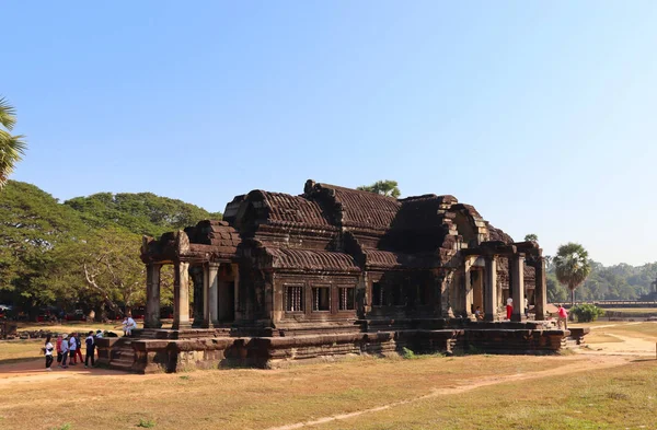 Vistas Magníficas Templos Angkor Uma Viagem Exótica Para Camboja Viajar — Fotografia de Stock