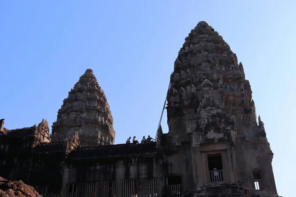 Ausblicke Herrliche Tempel Von Angkor Eine Exotische Reise Nach Kambodscha — Stockfoto