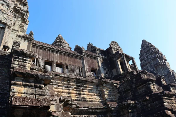 Ausblicke Herrliche Tempel Von Angkor Eine Exotische Reise Nach Kambodscha — Stockfoto