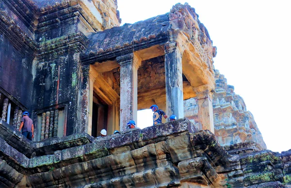 Widoki Wspaniałe Świątynie Angkor Egzotyczna Podróż Kambodży Podróż Azji — Zdjęcie stockowe