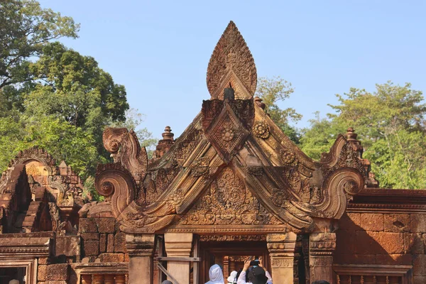 Manzara Tapınaklar Angkor Kamboçya Güneydoğu Asya Mimarisi — Stok fotoğraf