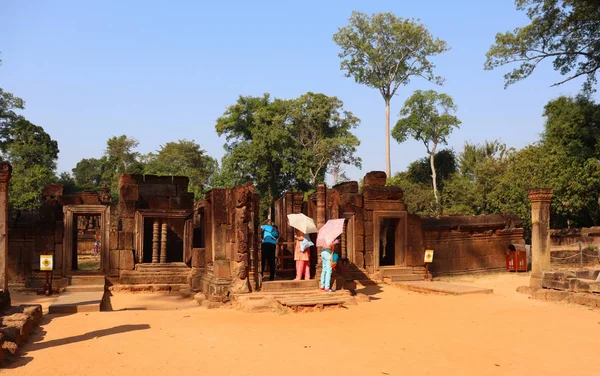 Pohledy Chrámy Angkor Kambodža Architektura Jihovýchodní Asie — Stock fotografie