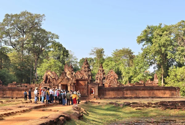 Vedute Templi Angkor Cambogia Architettura Del Sud Est Asiatico — Foto Stock