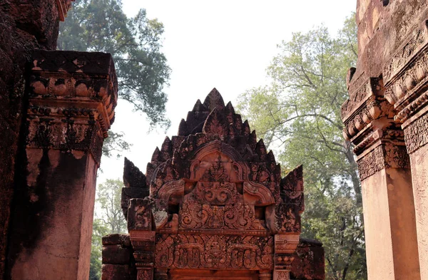Manzara Tapınaklar Angkor Kamboçya Güneydoğu Asya Mimarisi — Stok fotoğraf