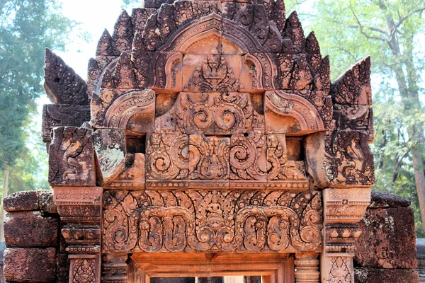 Uitzicht Tempels Angkor Cambodja Architectuur Van Zuidoost Azië — Stockfoto