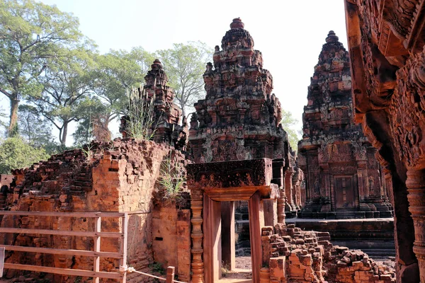 Vistas Templos Angkor Camboya Arquitectura Del Sudeste Asiático —  Fotos de Stock