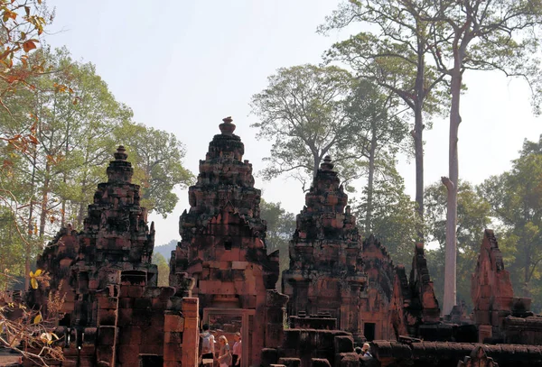 Vistas Templos Angkor Camboya Arquitectura Del Sudeste Asiático —  Fotos de Stock