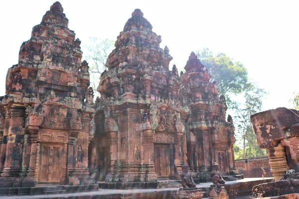 Uitzicht Tempels Angkor Cambodja Architectuur Van Zuidoost Azië — Stockfoto