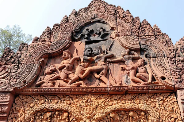 ビュー アンコールカンボジア 東南アジアの建築 — ストック写真